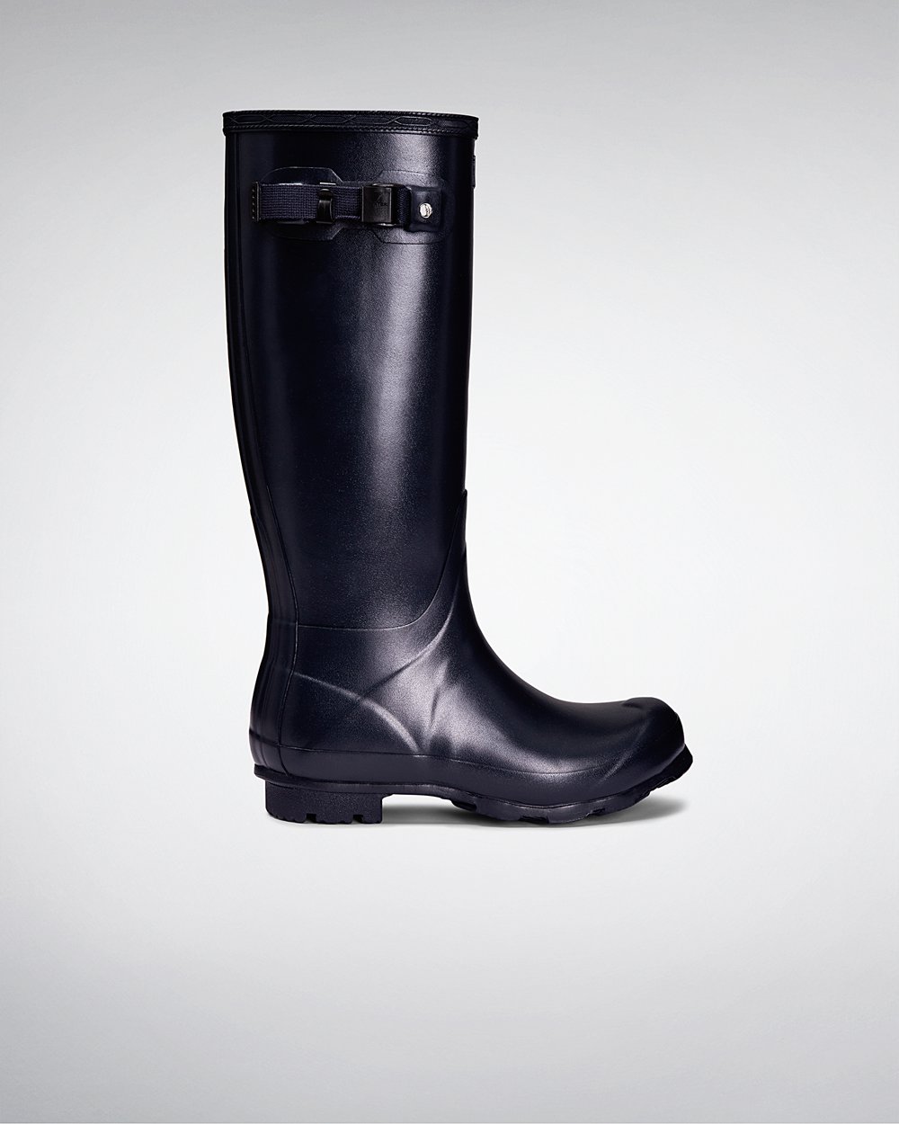 Hunter Norris Field Tall Rain Boots - Shop Online Womens Navy - HDOFAR923